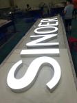 Diy Metal Embossing Letters , Acrylic Front Lit Channel Letters