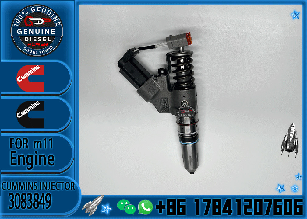 3083863 High Quality QSM11 ISM11 M11 Fuel Injector 3411754 3411756 3609925 3083849 3087772 3411755