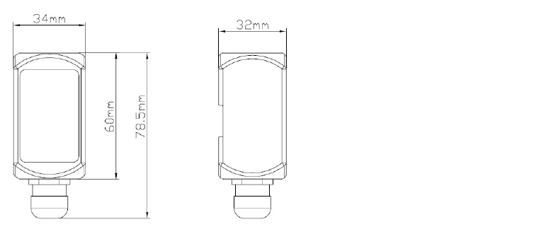 4 - 20mA Output Wall Mounted Doppler Flow Meter
