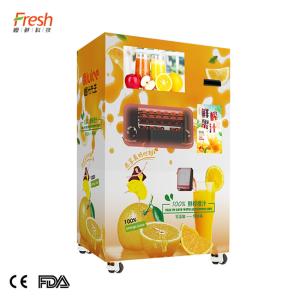 Quality sweet cash payment orange juicebox vending machine fresh juice vending machine wholesale