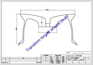 Quality TM2010504 20X10.5 inches forged wheels monoblock wheels blanks Dimple style barrel and rims wholesale
