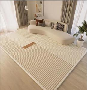 Quality Japanese Wabi-Sabi Stripes Living Room Floor Carpets Warm Color System Pattern wholesale