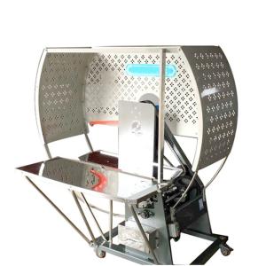 China Pe Bunding 1200mm Carton Box Packing Strapping Machine Semi Automatic Mechanical Control on sale