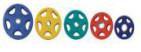Commercial Metal Weight Plates , Weightlifting Bumper Plates With Rubber / Steel