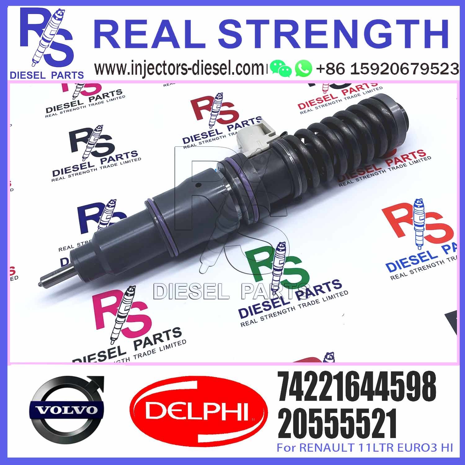 Diesel Fuel Common Rail Injector 21582096 7421028880 74221644598 For E3.18 E3.0 E3.1 New Technology