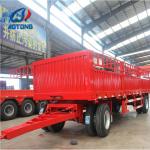 Buyer's Request 2 Axle 20Tons Draw Bar Full Mesh Tipping Trailer Cargo Fence