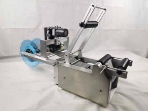 Semi Automatic Manual Round Bottle Labeling Machine Sticker Small Tabletop
