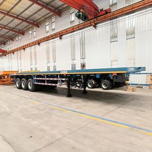 Quality TITAN Tri Axle Telescopic Trailer | 24MExtendable Flatbed Trailer for Sale wholesale