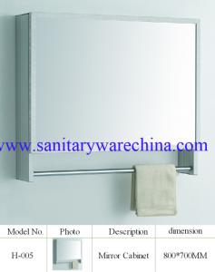 Quality Aluminum Mirror Cabinet /Home Decoration Furniture H-005 800x700 wholesale
