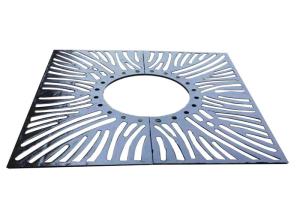 Quality OEM Cast Iron Tree Grates 1200mm X 1200mm EN124 B125 Garden Decoration wholesale