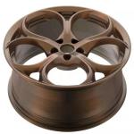 Customized forged wheels with Brushed rose gold suitable for Afa Romeo Giulia