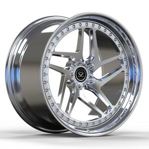 Quality 22 Inch Ferrari Forged Wheels Forged Rims Polished Barrel Brush Dish wholesale