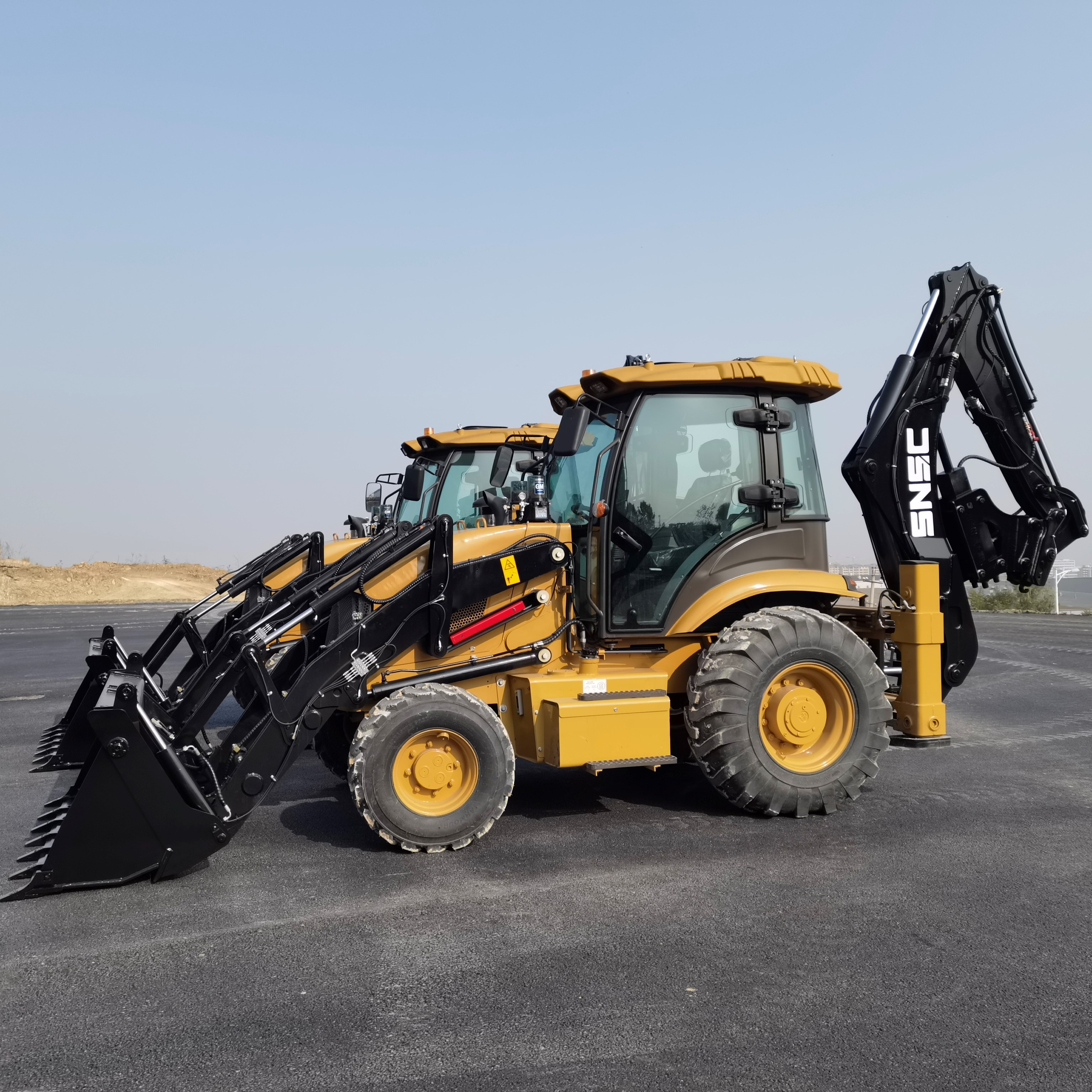Long Lifetime SNSC 2024 Wheel Loader 0.48cbm with Xiandai Hydraulic Cylinder and YUCHAI Engine