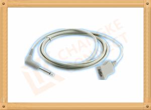 Quality PVC Gray Medical Temperature Probe Adapter Cable YSI 400 Series wholesale