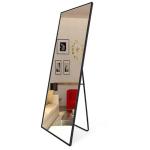 Decoractive Customized Customer Logo Wall Mounted Mirror for Hotel Bathroom