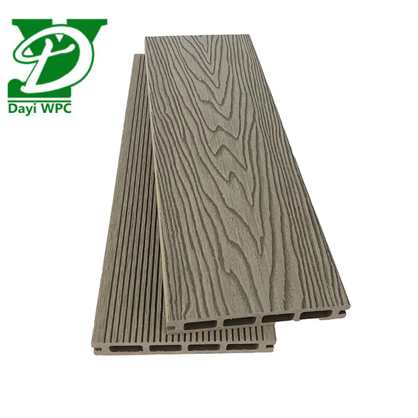 Premium Waterproof Longboard Embossed Wood Plastic Composite Decking