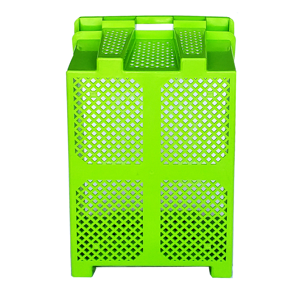 Plastic Apple Fruit Box Stack Nest Transport Crate for Heavy Duty Warehouse Solutions