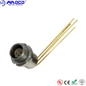 Quality PCB 0F 4 Pin Panel Mount Circular Connector With Elbow Contact wholesale