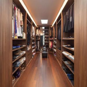 Quality Wooden Modern Style Glass Wardrobe Closet for Walk-in Closet Furniture Customization wholesale