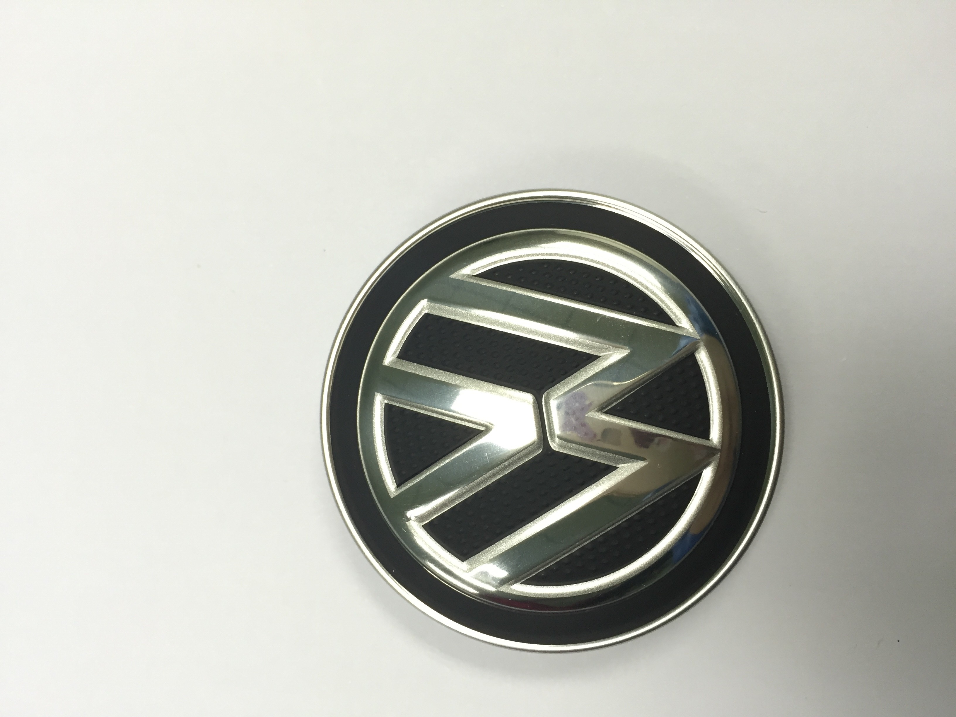 Volkswagen logo with plating for automotive injection mold , decoration of automotive