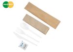 Food Grade Lightweight Disposable Wrapped Biodegradable Cutlery Knife