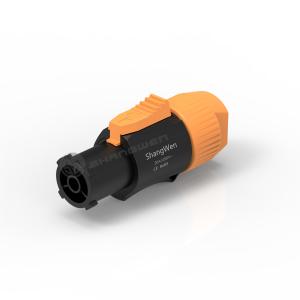 Quality Waterproof Powercon Female Plug Connector IP65 3 Conductor 20A 250V wholesale