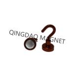 Sintered NdFeB Hook Magnet, N35,16KGS, Permenent Hook Magnets in Red Color