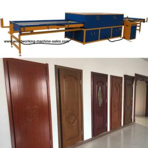 Quality woodworking Veneer vacuum membrane press laminate matt high glossy pvc foil for kitchen Door Skin Machine wholesale