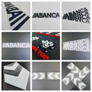 Quality Customized Heat Transfer Designs Velvet Iron On Vinyl Logo Heat Transfer Soft Suede LOGOS wholesale