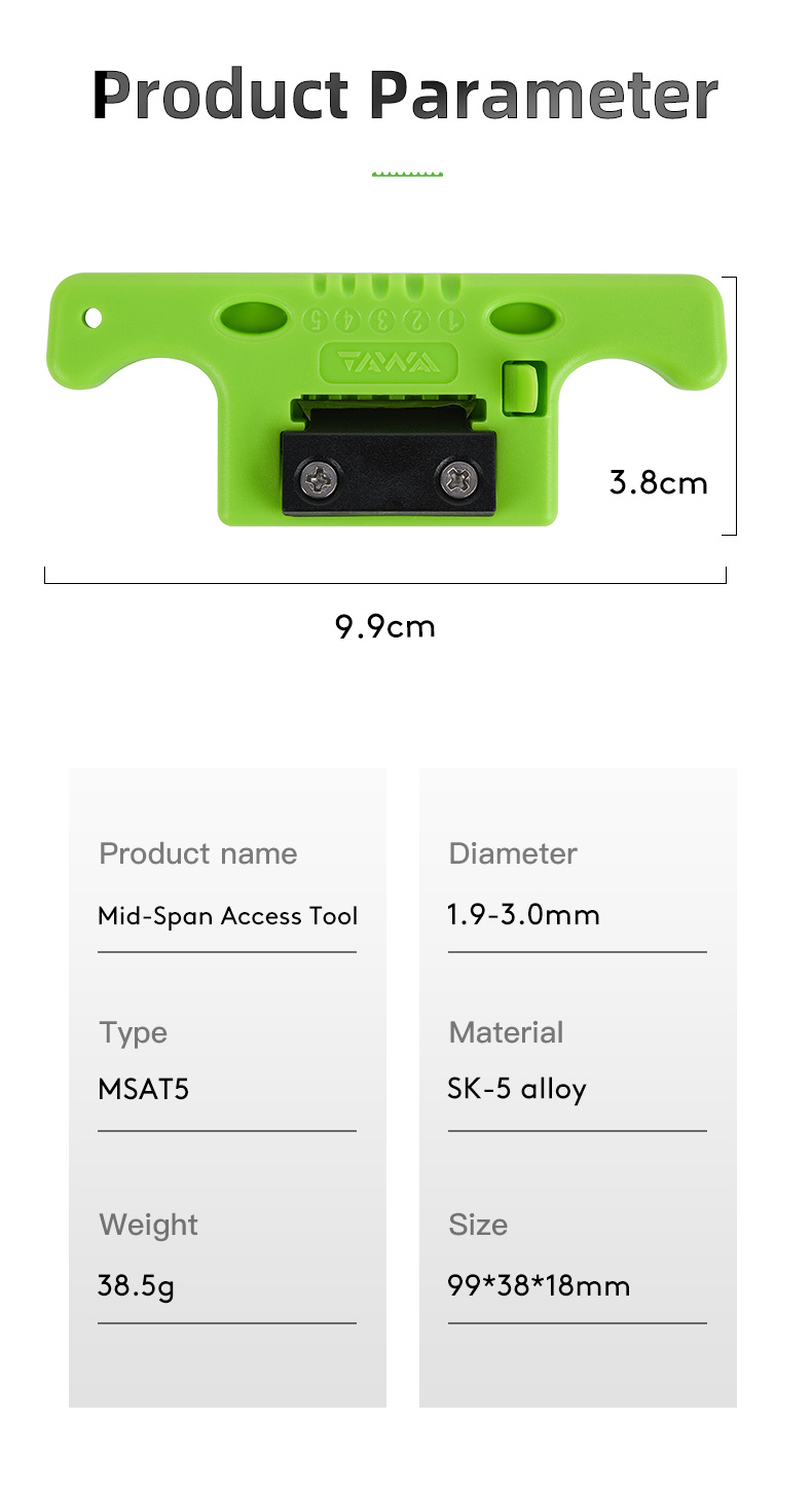 Fiber Optic Stripper 1.9-3.0mm Vertical Cable Cutter Cable Stripper