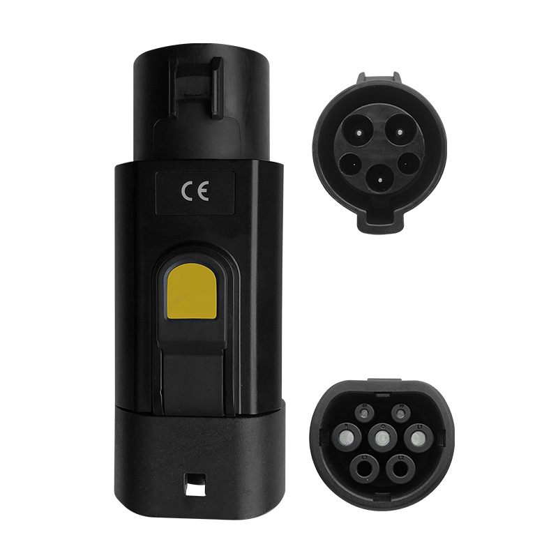 Rated voltage 220V Black NACS Condition 7KW 32A Tesla EV Charging Adapter for Type2 Inlet Electric Vehicles tesla
