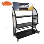 Heavy Storage Rack Shelf Metal Battery Display Stand