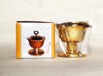 Arab high-grade fine gold goblet cherry Sugar Bowl