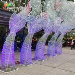 ISO Outdoor Chinese Festival Lanterns Theme Park Equipment Sun Proof