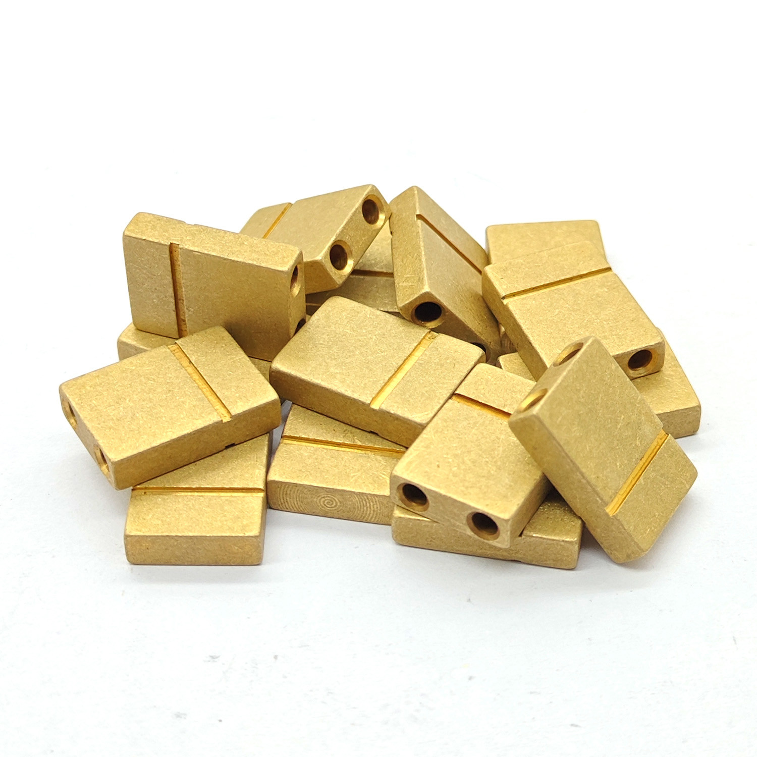 Square CNC Brass Parts H59 H62 Brass CNC Turning Parts Micro Machining
