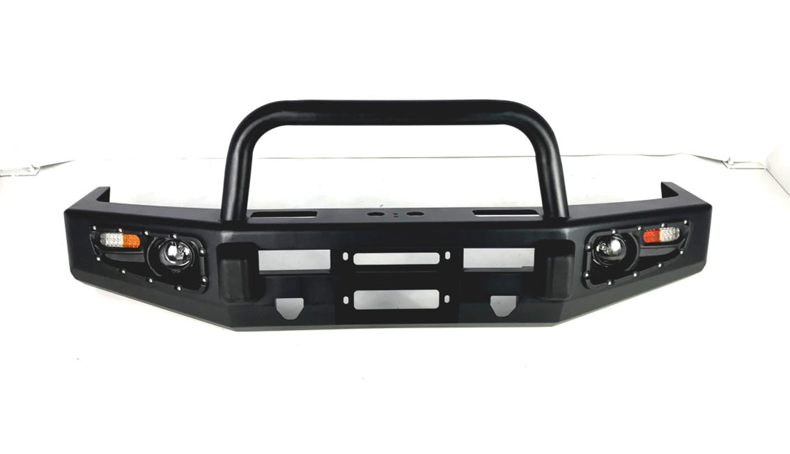 LED Light and Winch Mounting Tray Plate Front Bumper for Toyota Hilux D-Ring Included