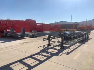 Quality 1840mm Tread 12 Tire Number Container Chassis Semi-Trailer For Container Delivery wholesale