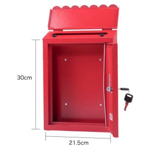 Quality Waterproof Post Box Residential Durable Steel Mailbox Wall Mounted Garden wholesale