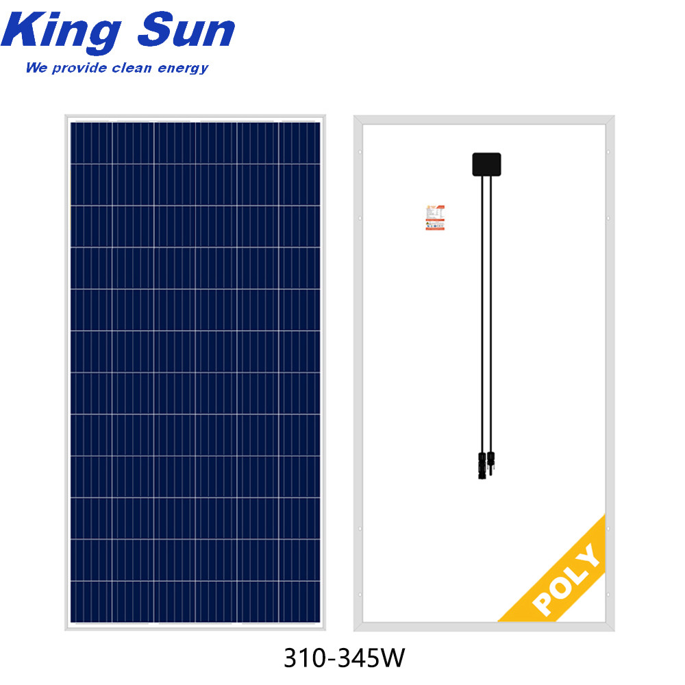 Polycrystalline 340 Watt Half Cell Solar Panel , Off Grid Solar Panels