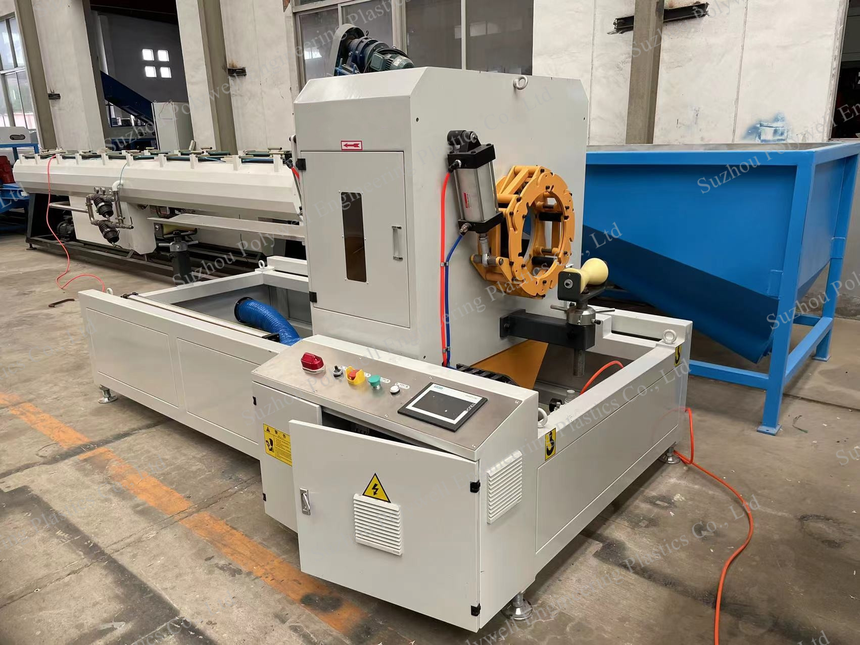 Plastic Twin Screw PVC Extruder Pipe Production Extrusion Making Machine