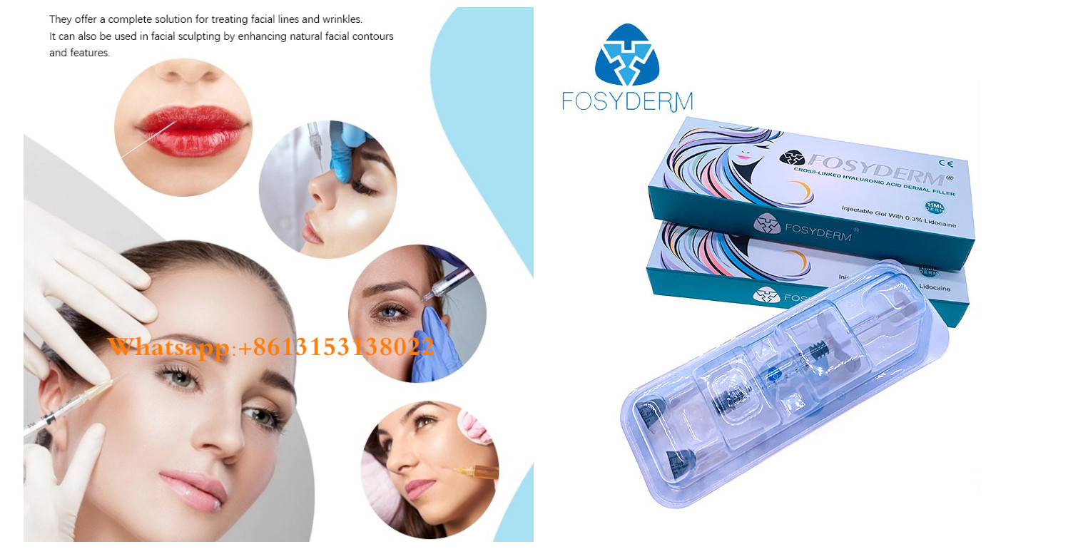 Facial Wrinkle Ha Gel Dermal Filler Injectable Hyaluronic Acid Filler For Lips