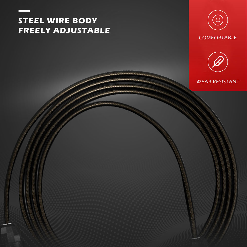 Soft Adjustable Jump Rope , Custom Jump Ropes Sweat / Deodorant With Ball Bearings