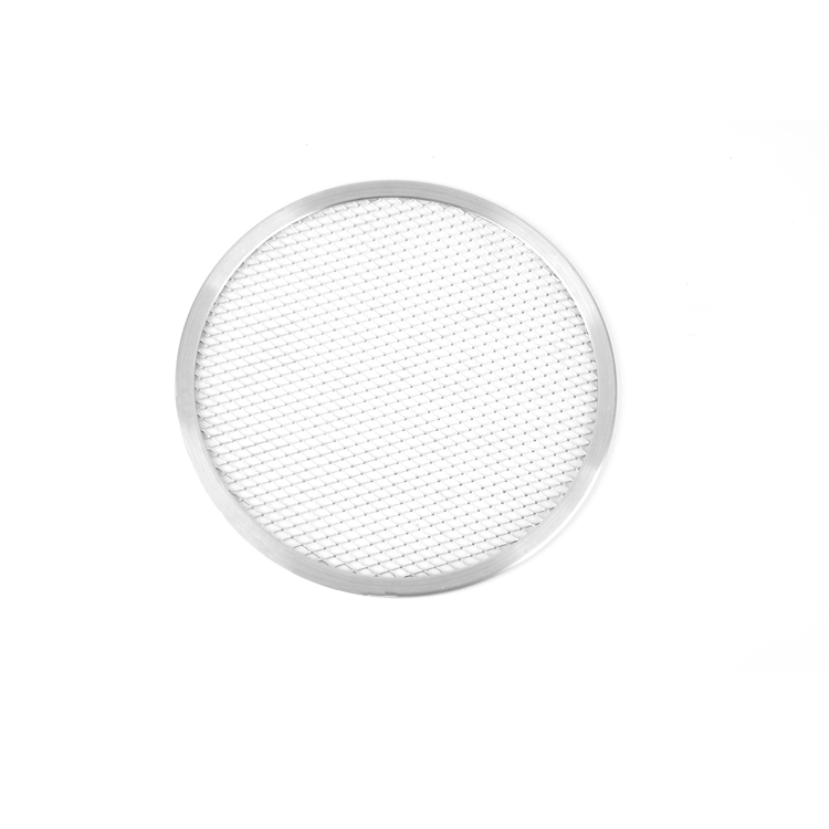 commercial 8 inch round aluminum pizza screen mesh pizza tray perforated pizza pan baking tray baking pan