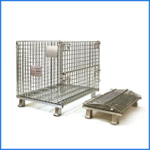 Quality Industrial welded stackable metal pallet size steel container wholesale