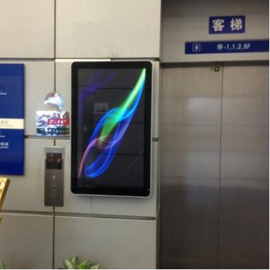 high brightness wall 32" inch LED LCD advertising display screen panel with SD/USB port