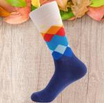 Eco - Friendly Trendy Dress Socks For Men , Colorful Funny Crazy Novelty Funky