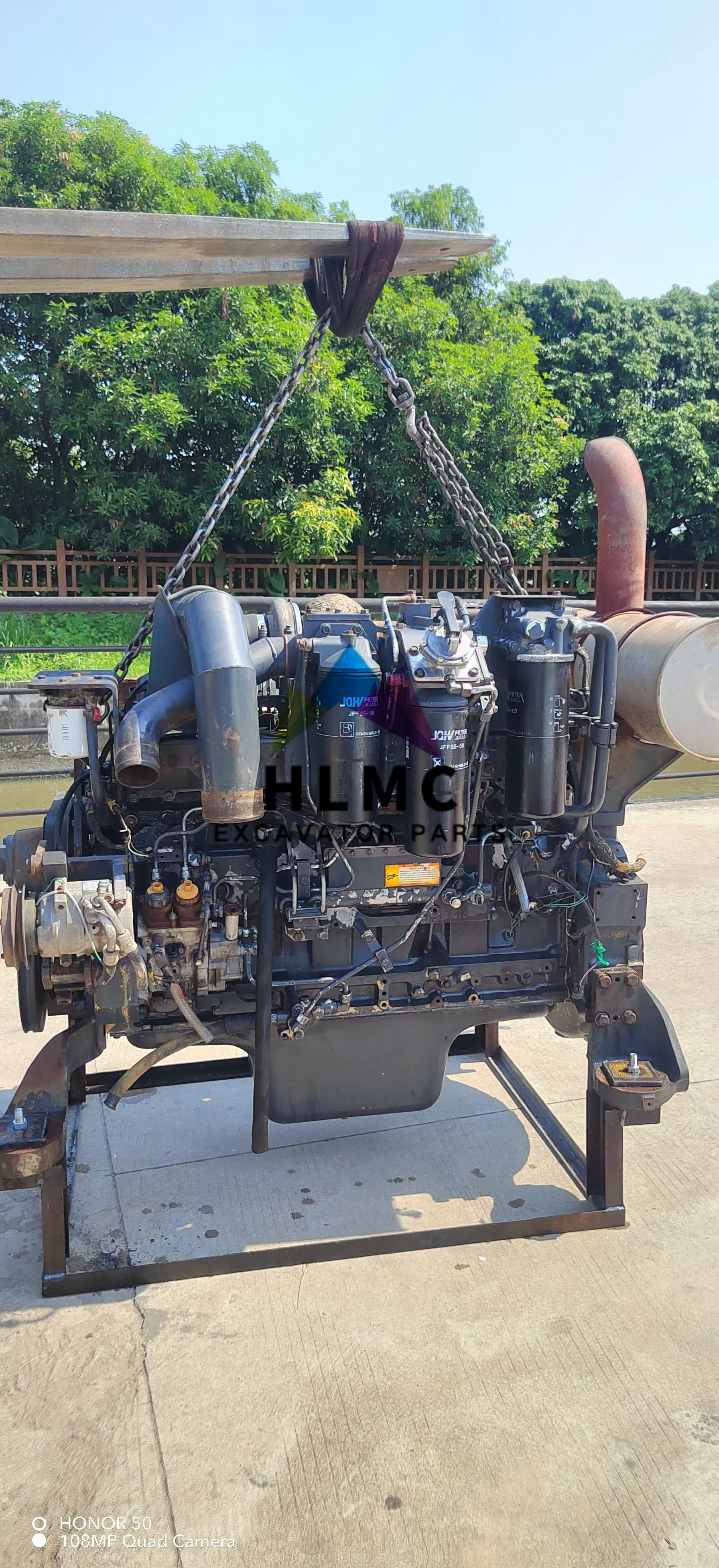 SAA6D125E-3 6D125-3 Complete Direct Injection Engine Assy PC400-7 PC450-7 Excavator