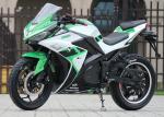 Full Electric Battery Motorcycle Sport Bike 30 Degree Climbing Capacity