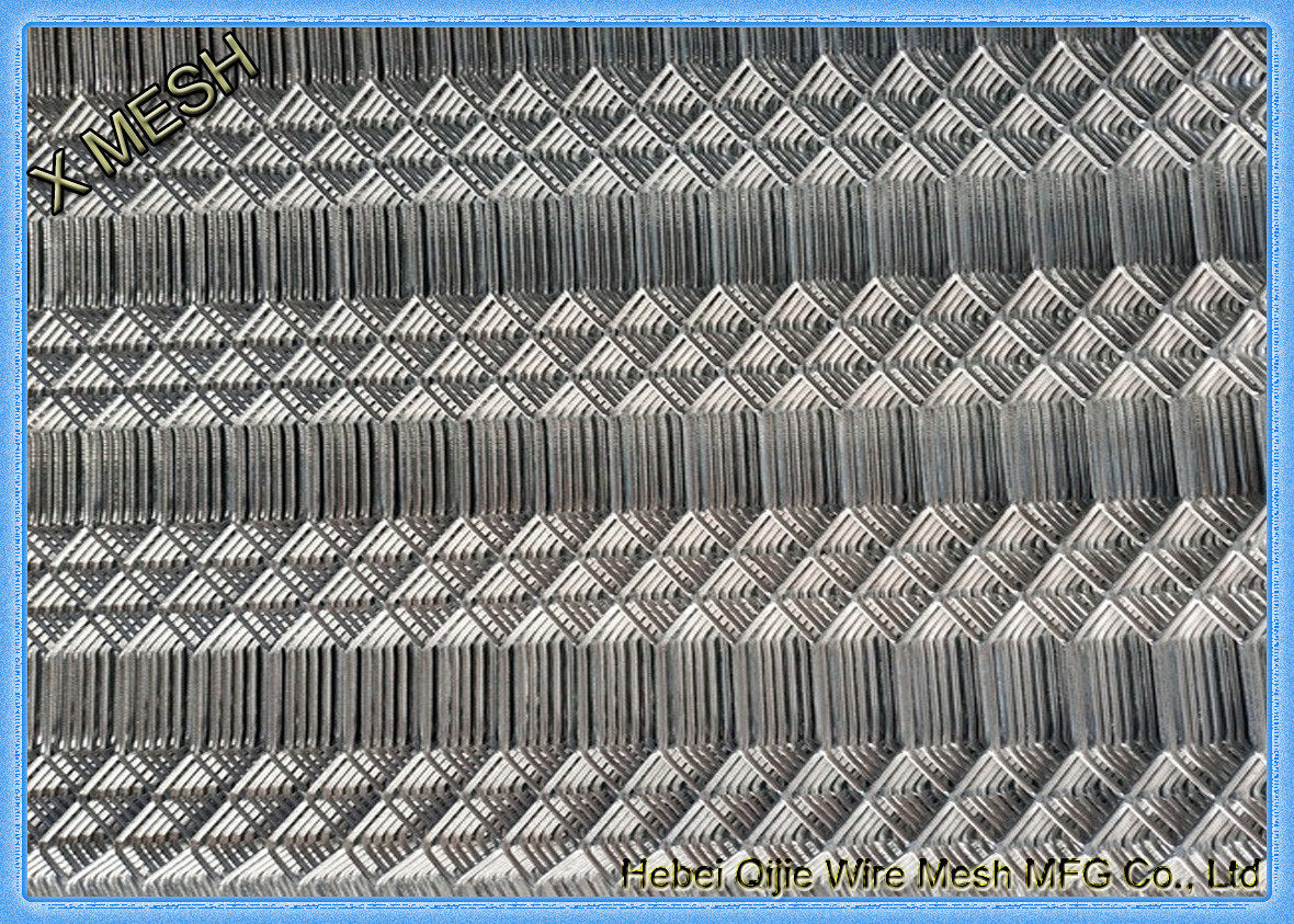 Thick Expanded Stainless Steel Sheet Welded Wire Mesh Panels T 304 Material