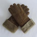 Women Warm Winter Handmade Shearling Fur Sheepskin Gloves